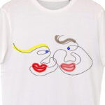 artline faces white tshirt-700×816