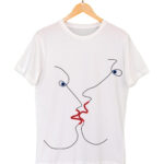 kissing artline white t-shirt 1200×1400