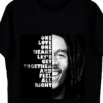 one love black tshirt-700×816