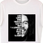 one love white shirt-700×816