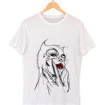 catwoman full white t-shirt